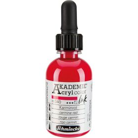 Schmincke Akademie No:340 Carmine Red 50 ml Akrilik Mürekkep