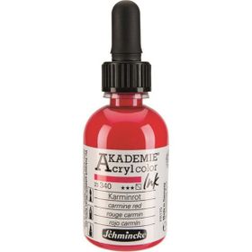 Schmincke Akademie No:340 Carmine Red 50 ml Akrilik Mürekkep
