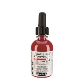 Schmincke Akademie No:341 Cadmium Red Hue Dark 50 ml Akrilik Mürekkep