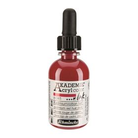 Schmincke Akademie No:341 Cadmium Red Hue Dark 50 ml Akrilik Mürekkep