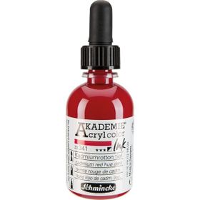 Schmincke Akademie No:341 Cadmium Red Hue Dark 50 ml Akrilik Mürekkep