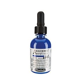 Schmincke Akademie No:443 Cobalt Blue Hue Deep 50 ml Akrilik Mürekkep
