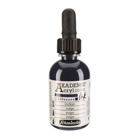 Schmincke Akademie No:444 İndigo 50 ml Akrilik Mürekkep