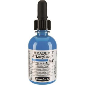Schmincke Akademie No:446 Primary Blue Cyan 50 ml Akrilik Mürekkep