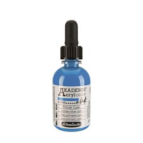 Schmincke Akademie No:446 Primary Blue Cyan 50 ml Akrilik Mürekkep