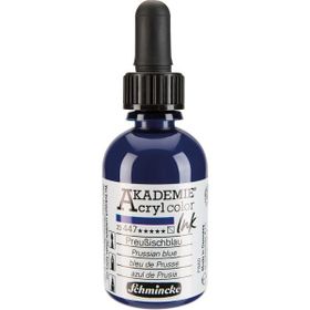 Schmincke Akademie No:447 Prussian Blue 50 ml Akrilik Mürekkep