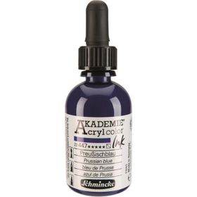 Schmincke Akademie No:447 Prussian Blue 50 ml Akrilik Mürekkep