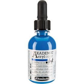Schmincke Akademie No:449 Cerulean Blue 50 ml Akrilik Mürekkep