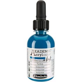 Schmincke Akademie No:450 Turquoise 50 ml Akrilik Mürekkep