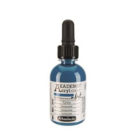 Schmincke Akademie No:450 Turquoise 50 ml Akrilik Mürekkep