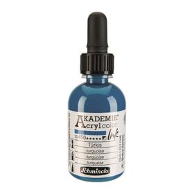 Schmincke Akademie No:450 Turquoise 50 ml Akrilik Mürekkep