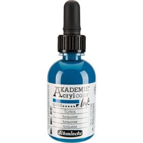 Schmincke Akademie No:450 Turquoise 50 ml Akrilik Mürekkep