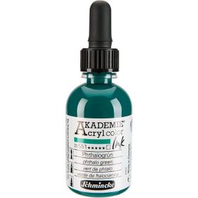 Schmincke Akademie No:551 Phthalo Green 50 ml Akrilik Mürekkep