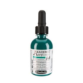 Schmincke Akademie No:551 Phthalo Green 50 ml Akrilik Mürekkep