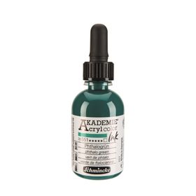 Schmincke Akademie No:551 Phthalo Green 50 ml Akrilik Mürekkep