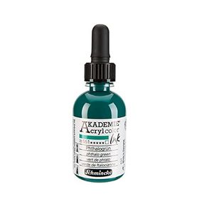 Schmincke Akademie No:551 Phthalo Green 50 ml Akrilik Mürekkep