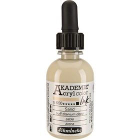Schmincke Akademie No:660 Buff Titanium Deep 50 ml Akrilik Mürekkep
