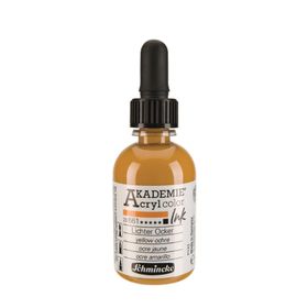 Schmincke Akademie No:661 Yellow Ochre 50 ml Akrilik Mürekkep