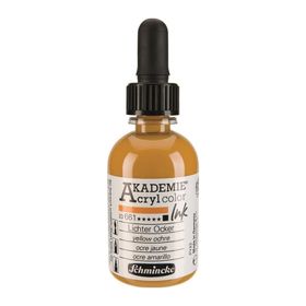 Schmincke Akademie No:661 Yellow Ochre 50 ml Akrilik Mürekkep