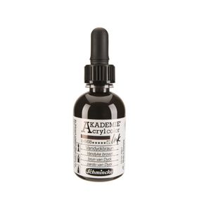 Schmincke Akademie No:668 Vandyke Brown 50 ml Akrilik Mürekkep