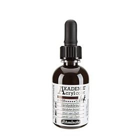 Schmincke Akademie No:668 Vandyke Brown 50 ml Akrilik Mürekkep