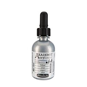 Schmincke Akademie No:800 Silver 50 ml Akrilik Mürekkep
