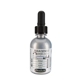 Schmincke Akademie No:800 Silver 50 ml Akrilik Mürekkep