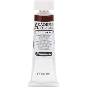 Schmincke Akademie Öl Color No:612 Burnt Umber Seri 1 60 ml Yağlı Boya