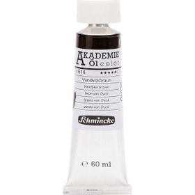 Schmincke Akademie Öl Color No:614 Vandyke Brown Seri 1 60 ml Yağlı Boya