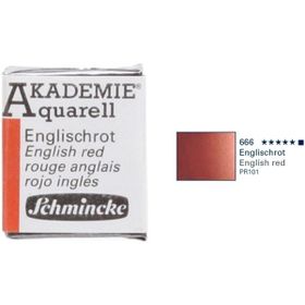 Schmincke Akademie Yarım Tablet English Red Sulu Boya