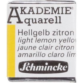 Schmincke Akademie Yarım Tablet Light Lemon Yellow Sulu Boya