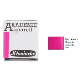 Schmincke Akademie Yarım Tablet Magenta Sulu Boya