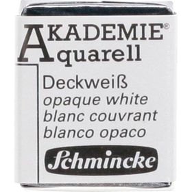 Schmincke Akademie Yarım Tablet Opaque White Sulu Boya