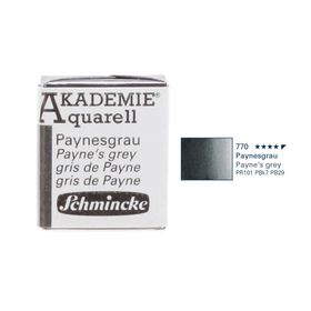 Schmincke Akademie Yarım Tablet Payne's Grey Sulu Boya