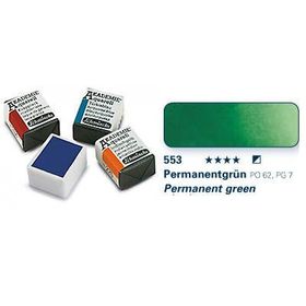 Schmincke Akademie Yarım Tablet Permanent Green Sulu Boya