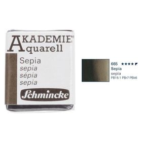 Schmincke Akademie Yarım Tablet Sepia Sulu Boya