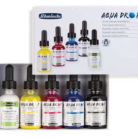 Schmincke Aqua Drop 5'li Ana Renkler Sıvı Sulu Boya Seti