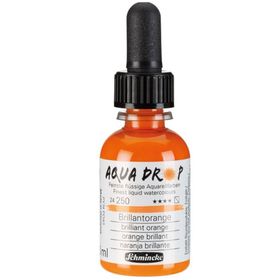 Schmincke Aqua Drop Brilliant Orange 30 ml Sıvı Sulu Boya
