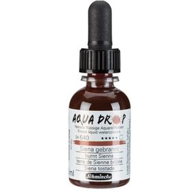 Schmincke Aqua Drop Burnt Sienna 30 ml Sıvı Sulu Boya