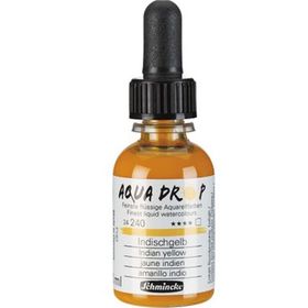 Schmincke Aqua Drop İndian Yellow 30 ml Sıvı Sulu Boya