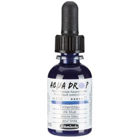 Schmincke Aqua Drop İnk Blue 430 30 ml Sıvı Sulu Boya