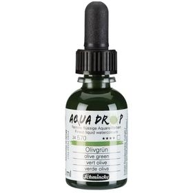 Schmincke Aqua Drop Olive Green 570 30 ml Sıvı Sulu Boya