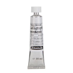 Schmincke Calligraphy Gouache Artist 101 Supra Opaque White 20 ml Guaj Boya