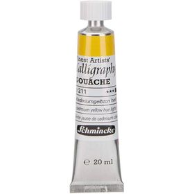 Schmincke Calligraphy Gouache Artist 211 Cadmium Yellow Hue Light 20 ml Guaj Boya