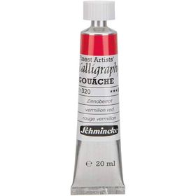 Schmincke Calligraphy Gouache Artist 320 Vermillion Red 20 ml Guaj Boya