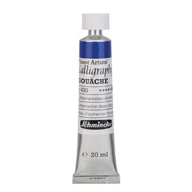 Schmincke Calligraphy Gouache No:430 Ultramarine Deep Blue Artist 20 ml Tüp Guaj Boya