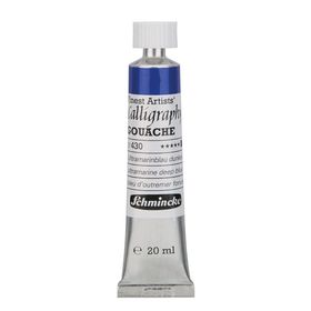 Schmincke Calligraphy Gouache No:430 Ultramarine Deep Blue Artist 20 ml Tüp Guaj Boya