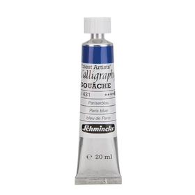 Schmincke Calligraphy Gouache No:431 Paris Blue Artist 20 ml Tüp Guaj Boya