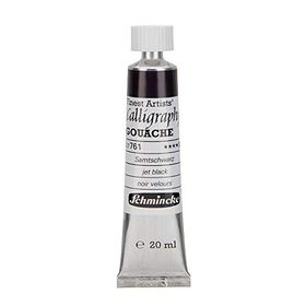 Schmincke Calligraphy Gouache No:761 Jet Black Artist 20 ml Tüp Guaj Boya