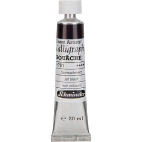 Schmincke Calligraphy Gouache No:761 Jet Black Artist 20 ml Tüp Guaj Boya